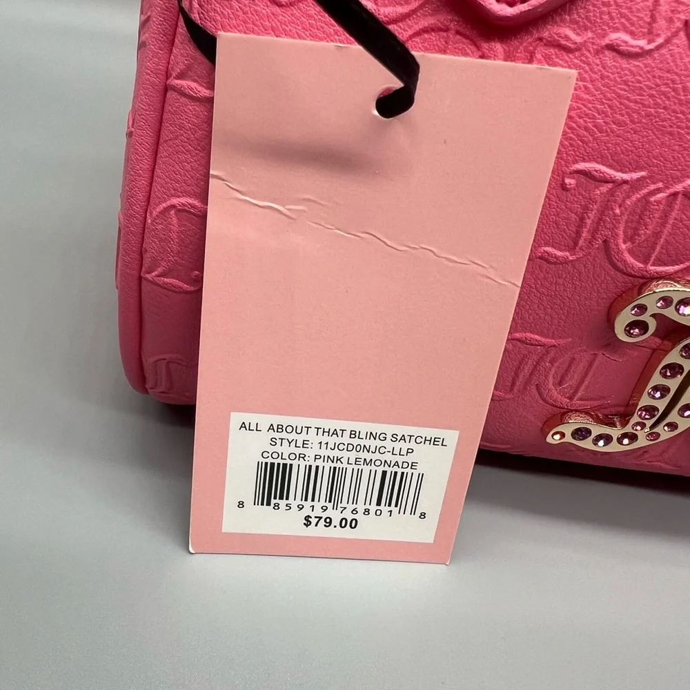 Juicy couture all about that bling satchel purse